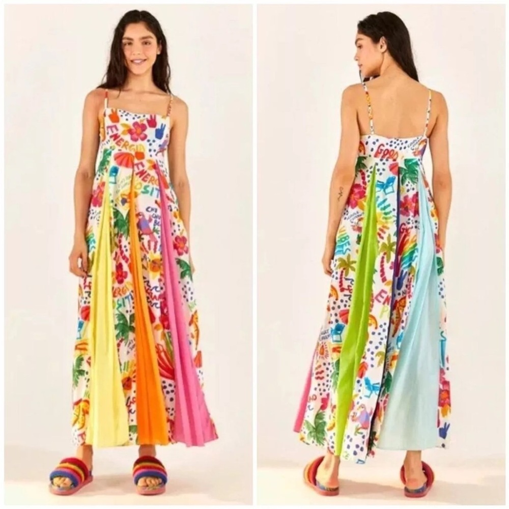 FARM Rio Colorful Panel Maxi Dress - Picture 3 of 11